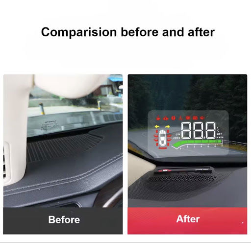 بروجكتر العرض (HUD) لسيارة لاندكروزر - تصميم وكالة (OEM Fit) - يركب بدون قص أسلاك لاندكروزر (LC300 - 2022+)_thumbnail_2