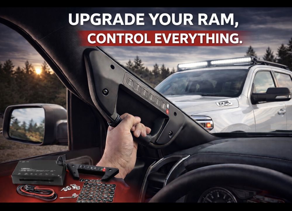 لوحة تحكم ليتات ذكية 6 أزرار – Dodge RAM 1500 | _thumbnail_3