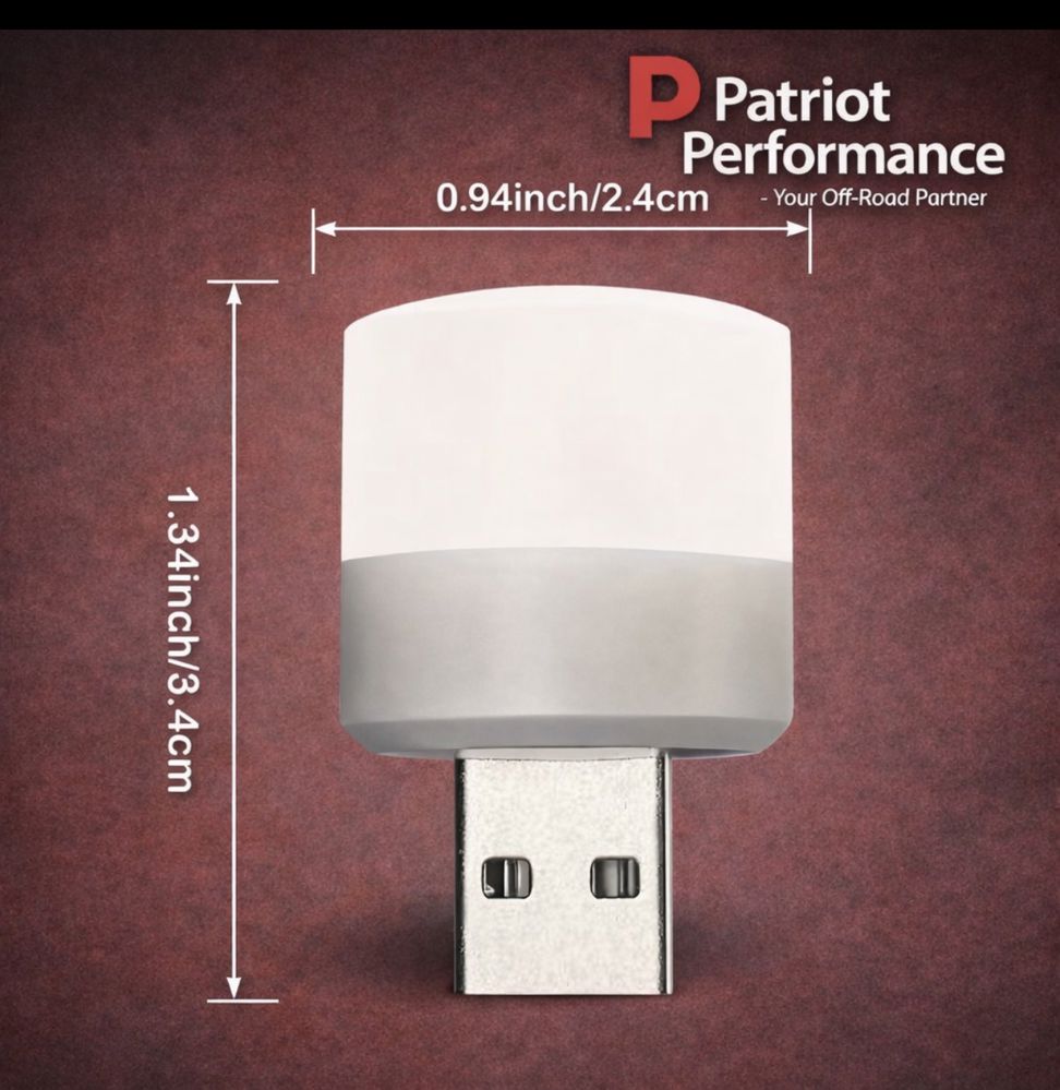 إضاءة جو المحيطية (USB Ambient Light) - لون دافئ (Warm) - مريح للعين_thumbnail_2