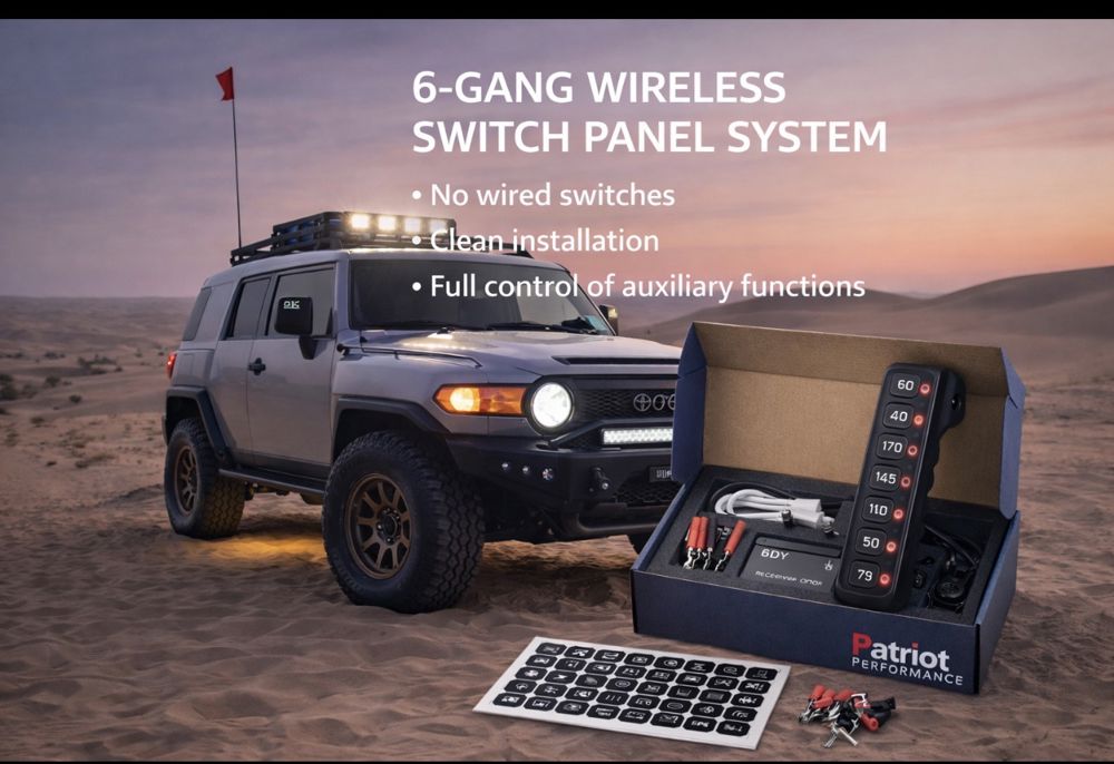 لوحة التحكم اللاسلكية - تويوتا FJ Cruiser (تصميم مخصص للكونسول)