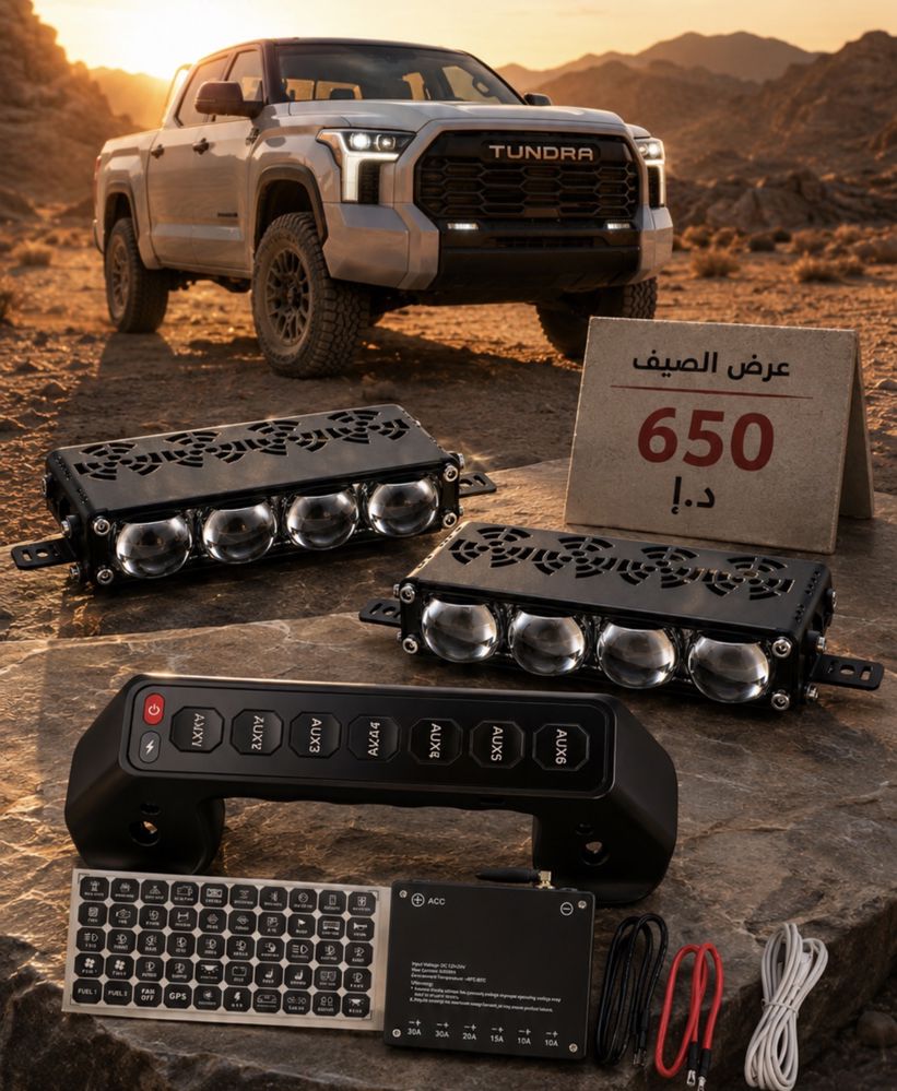 Summer Offer | Patriot Pro Spot Lights Kit for Toyota Tundra with 6-Gang Switch Panel_thumbnail_3