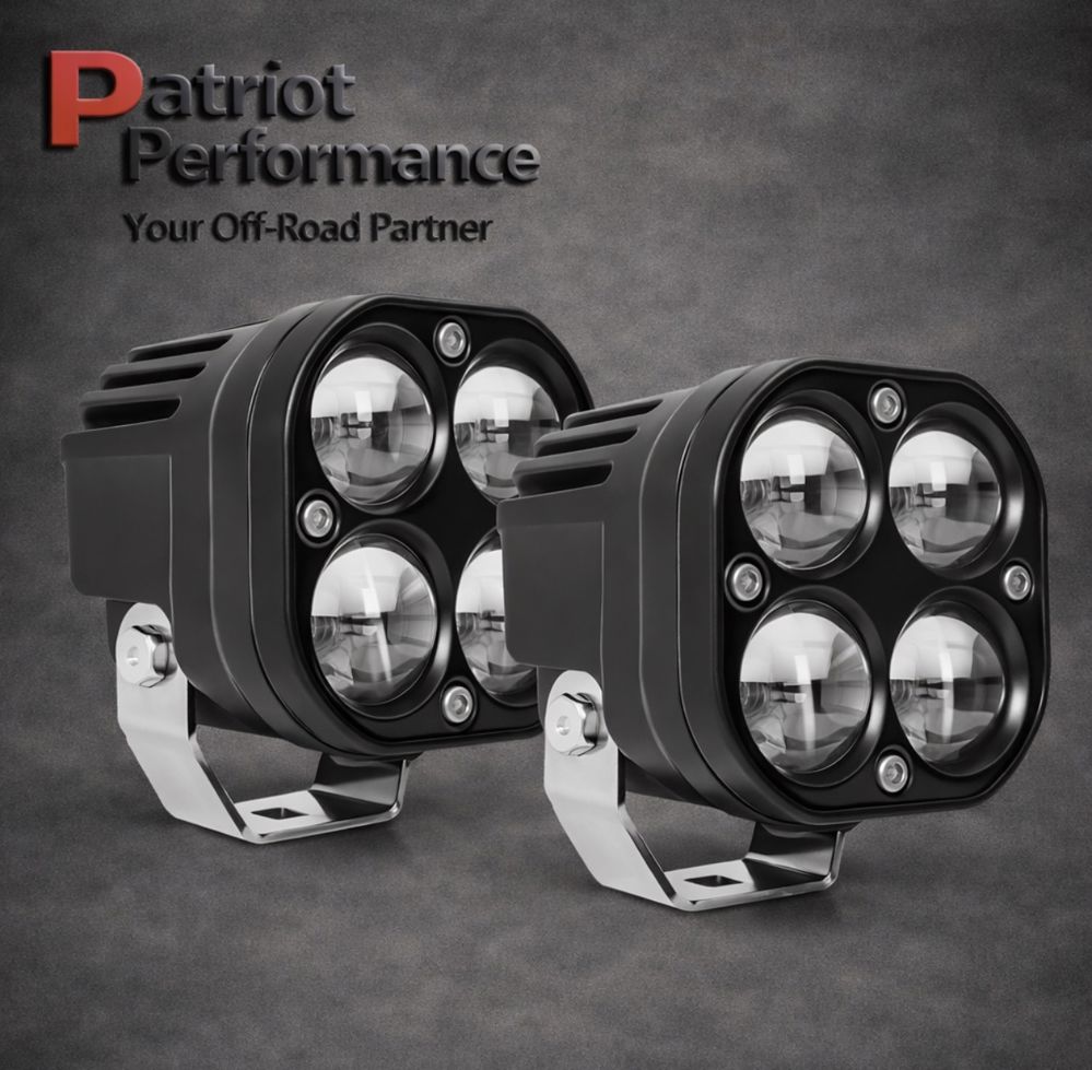 كشاف Patriot المدمج (3 إنش) - عدسة رباعية 4-Lens (للطرق الوعرة)