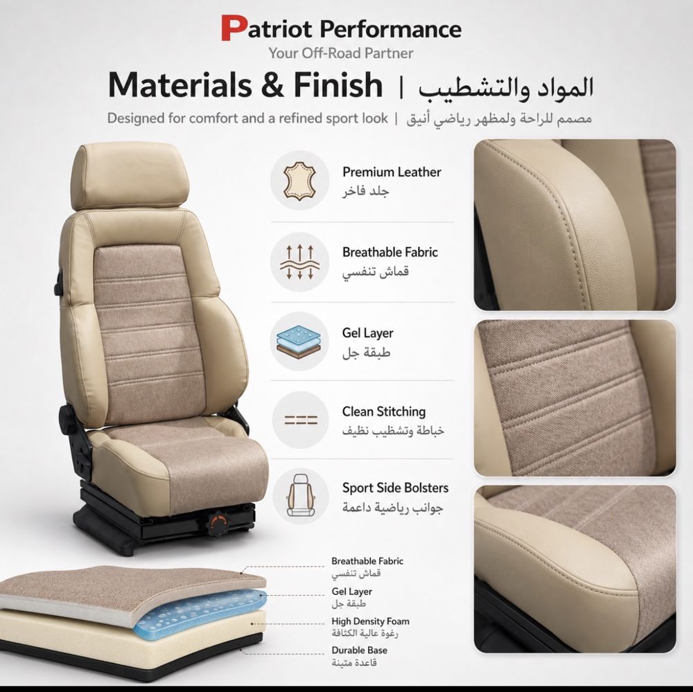 Patriot Sport Seat كرسي رياضي للسيارات والرحلات_thumbnail_1